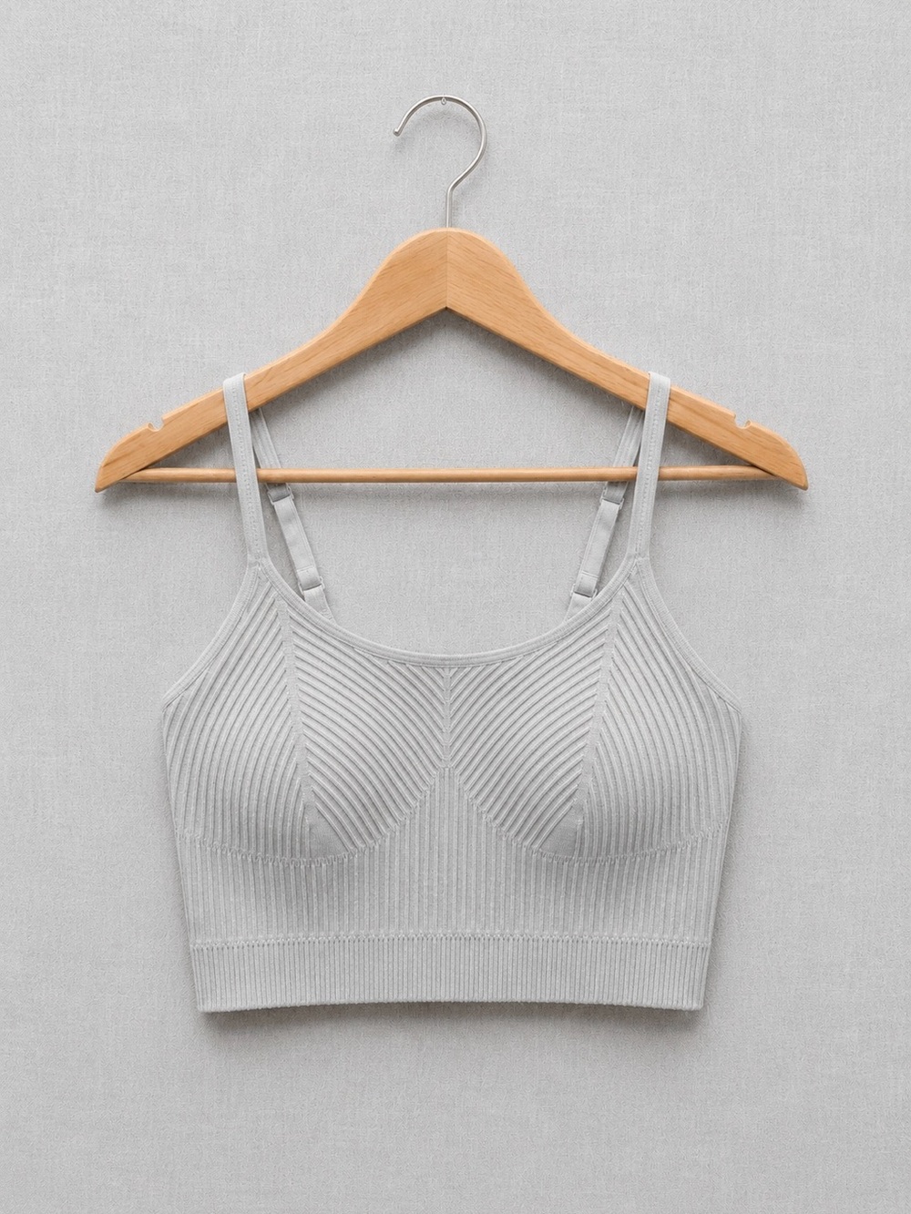 aerie Ribbed Seamless Bralette / Padded Crop Tank Top